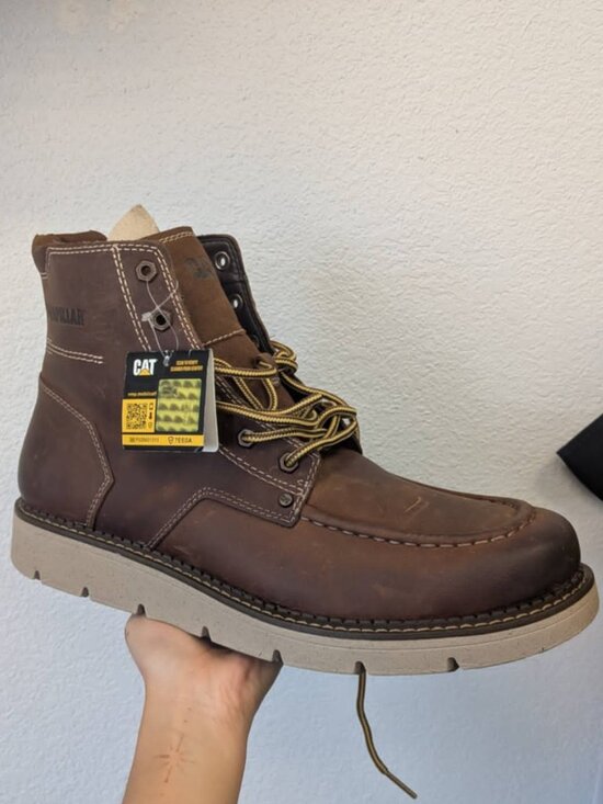 CAT Mens Covert Lace up Boots, 13 Medium, Brown Size 13 - O main image 5